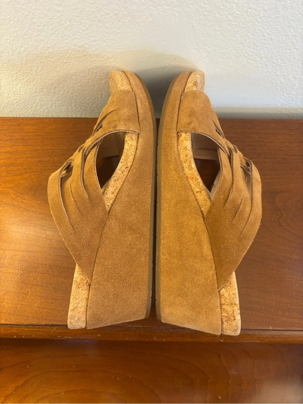 UGG Lilah Weave Strappy Wedge Slide Sandals